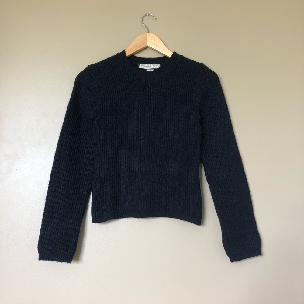 {Great American Sweater Co} Navy Knit Sweater